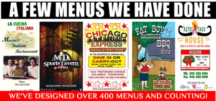 Take-out Menus (Full Color)